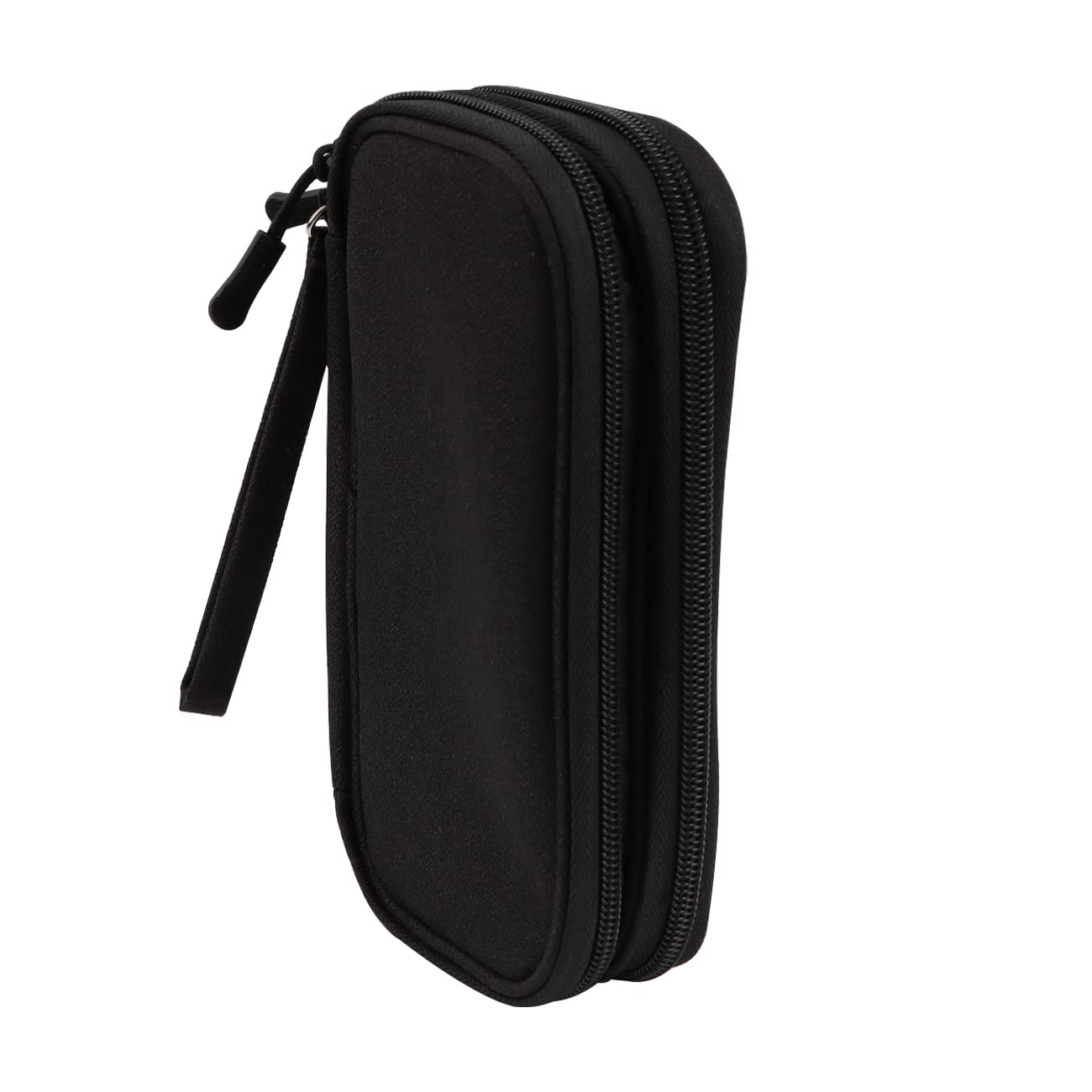 Double Layer USB Carry Case, USB Flash Drive Case, USB Stick Drive Carrying Case, USB Thumb Drive Case USB Memory Stick Case Electronic Accessories Organizer Case, Small (Black)