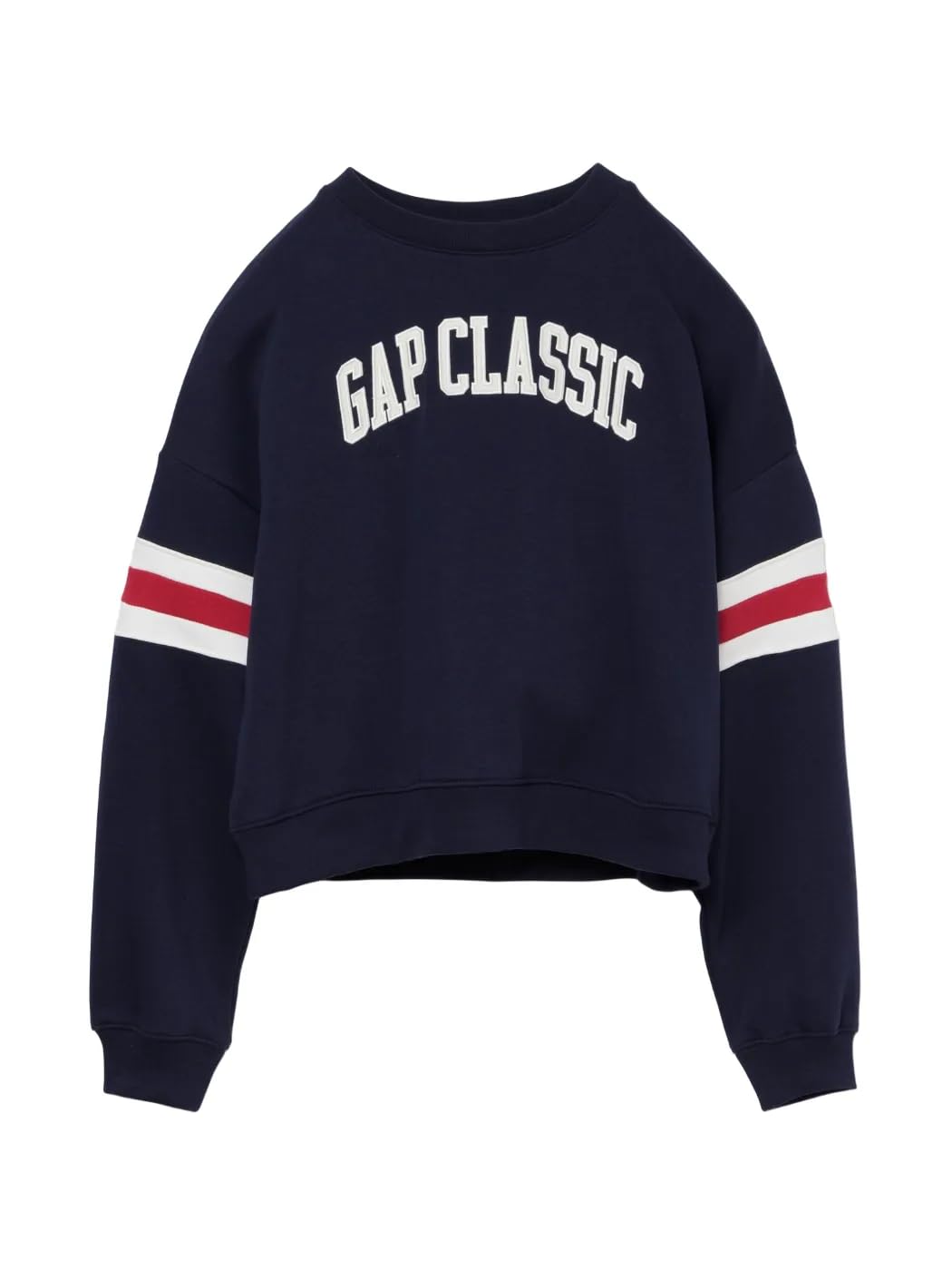 GAP womens Logo Fleece Pullover, Navy Uniform Logo, Medium
