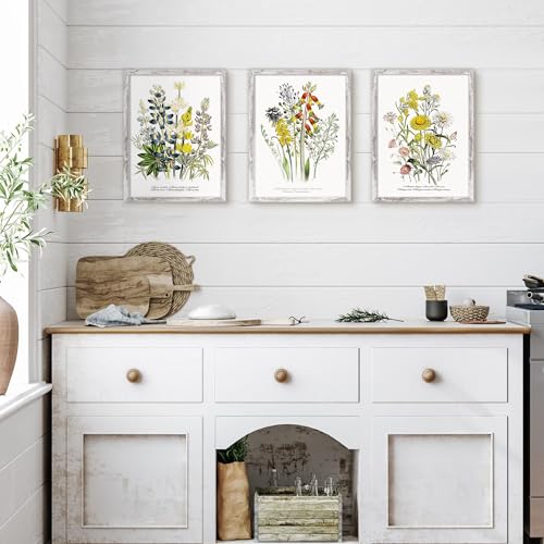 Image of upsimples 12x16 Picture Frame, Display Pictures 8.5x11 with Mat or 12 x 16 Without, Wall Hanging Poster Frames, Rustic White, 1 Pack
