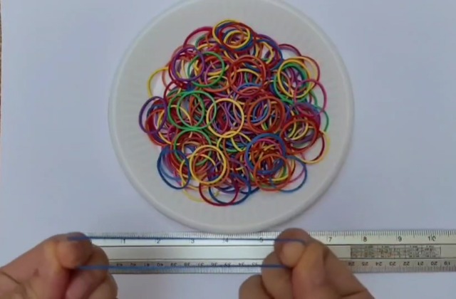 Bunte Gummibänder Stark Elastisch Gummiringe 