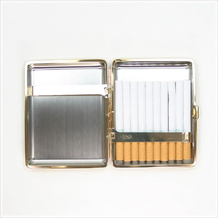 Generic Cigarette case Long Size 100mm 20 Cigarettes Enamel Crocodile Embossed red 3-31756-20 Tsubota Pearl