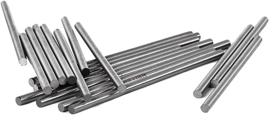 Lathe Hexagon Solid Shaft Bar, Pack of 20, 100x4mm
