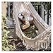 AWHZngE Outdoor Garden Hammock Tassel Canvas Swing Chair Hanging Bed Hiking Camping Hunting Foldable Hammock Photo Props for Terrace, Outdoor(200 * 100cm)