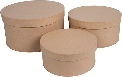 Hobby Lobby Cajas de papel redondas