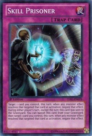 yugioh cards that prevent traps YU-GI-OH! - Skill Prisoner (LVAL-EN078) - Legacy of The Valiant - 1st Edition yugioh cards that protect spell