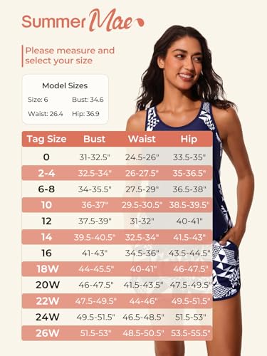 Image of Summer Mae Blouson Tankini Swimsuits for Women Tummy Control Bathing Suits | swim shorts with pockets,modest top with removable padded,2-piece 2026 for beach,pool,cruise