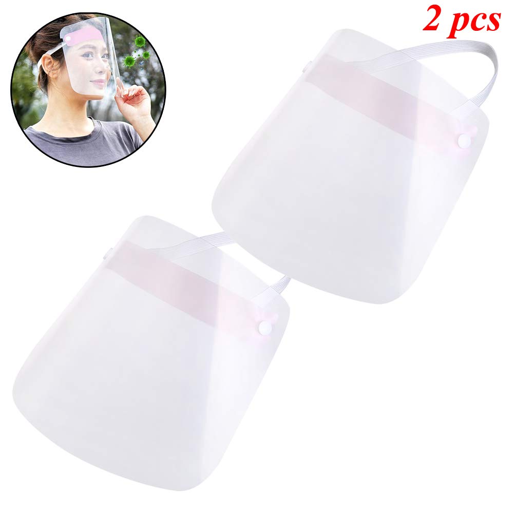 DD-BOMG 1/2/4/10 Pieces Outdoor Full Face Shield Flip Up Protection Safety Detachable Full-face Hat Professional Face Shield for Adults Kids