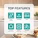 Gorenje GEC5C61WG Elektro-Standherd mit Glaskeramik-Kochfeld, 50cm Breite, 70 Liter, Pizza Funktion, FrozenBake, AirFry, MultiAir Technologie, HomeMade Backofenform, AquaClean, FastPreheat, Weiß