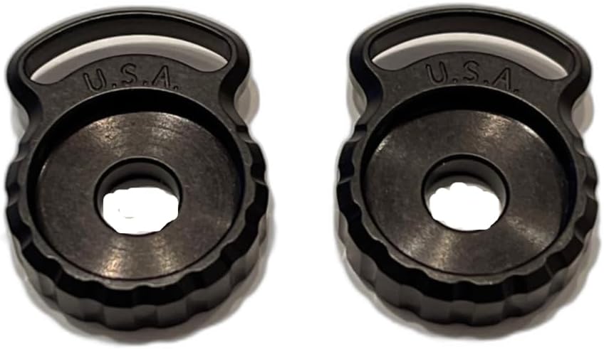 Rick Young Outdoors, Swaro-hub Adapter Designed for Harness to Binocular Connection to fit Swaro EL, ELR, and NL Binoculars. NOT for SWARO Compact