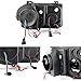 AKKON - For 2005-2010 Chrysler 300C Smoked Smoked Dual Halo Ring DRL Daylight LED Strip Halogen Type Projector Headlights