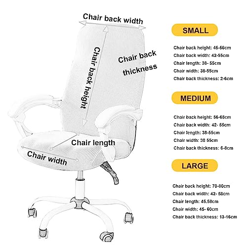 Housse fauteuil bureau lavable pour restaurer un siège usé - 2