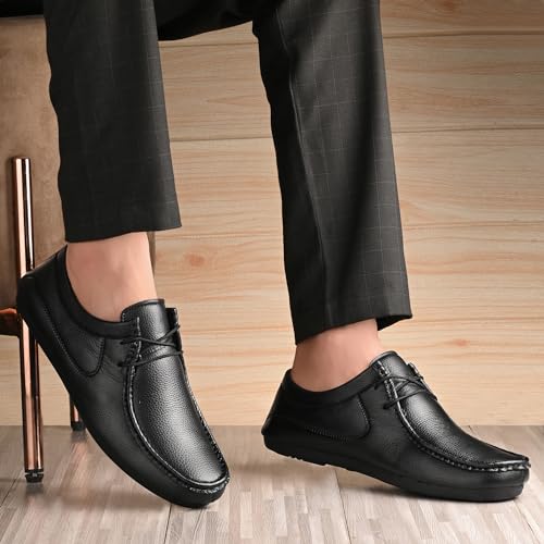 Image of Centrino Mens Uniform Dress Shoe |Formal Shoe for Men|Lace-up Shoe Business |Provide Comfort Perfect for Formal Wear, Business Casual, and Parties (6624)