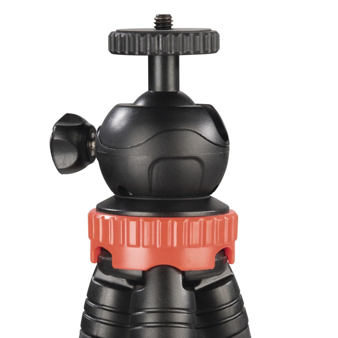 HAMA - Treppiedi Traveller Pro, nero (23-105 cm), per foto-smartphone-GoPro, testa a snodo