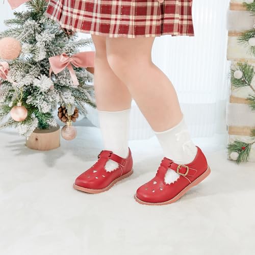 Image of Otter MOMO Toddler /Little Girls Mary Jane Slip-on School Uniform Party Dress Shoes
