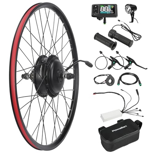 26 Inch Rear Wheel Ebike Conversion Kit – 48V 1000W Motor, 80 N.m Torque, 28 MPH, O.L.D 140 mm