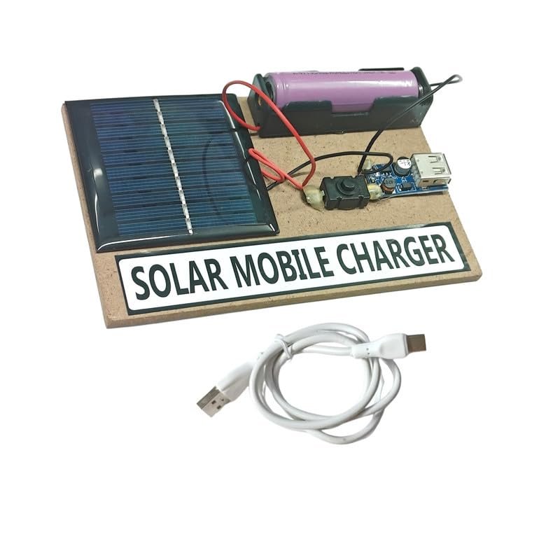 ESPtronics Science Project Working Model of Solar Panel Mobile Phone Battery Charger – STEM Educational Kit for School Kids and Students-image-36