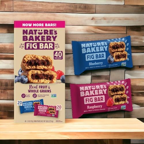 Nature Bakery Fig Bar, Variety Pack, 2 oz, 40count Grocery & Gourmet Food
