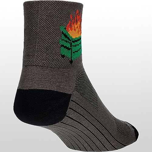 SockGuy 2020 Classic Socks - 3 inch, Gray/Black, Large/X-Large2
