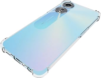 USTIYA Case for Oppo A78 5G/A1x 5G/A1 Energy Edition Clear TPU Four Corners Protective Cover Transparent Soft