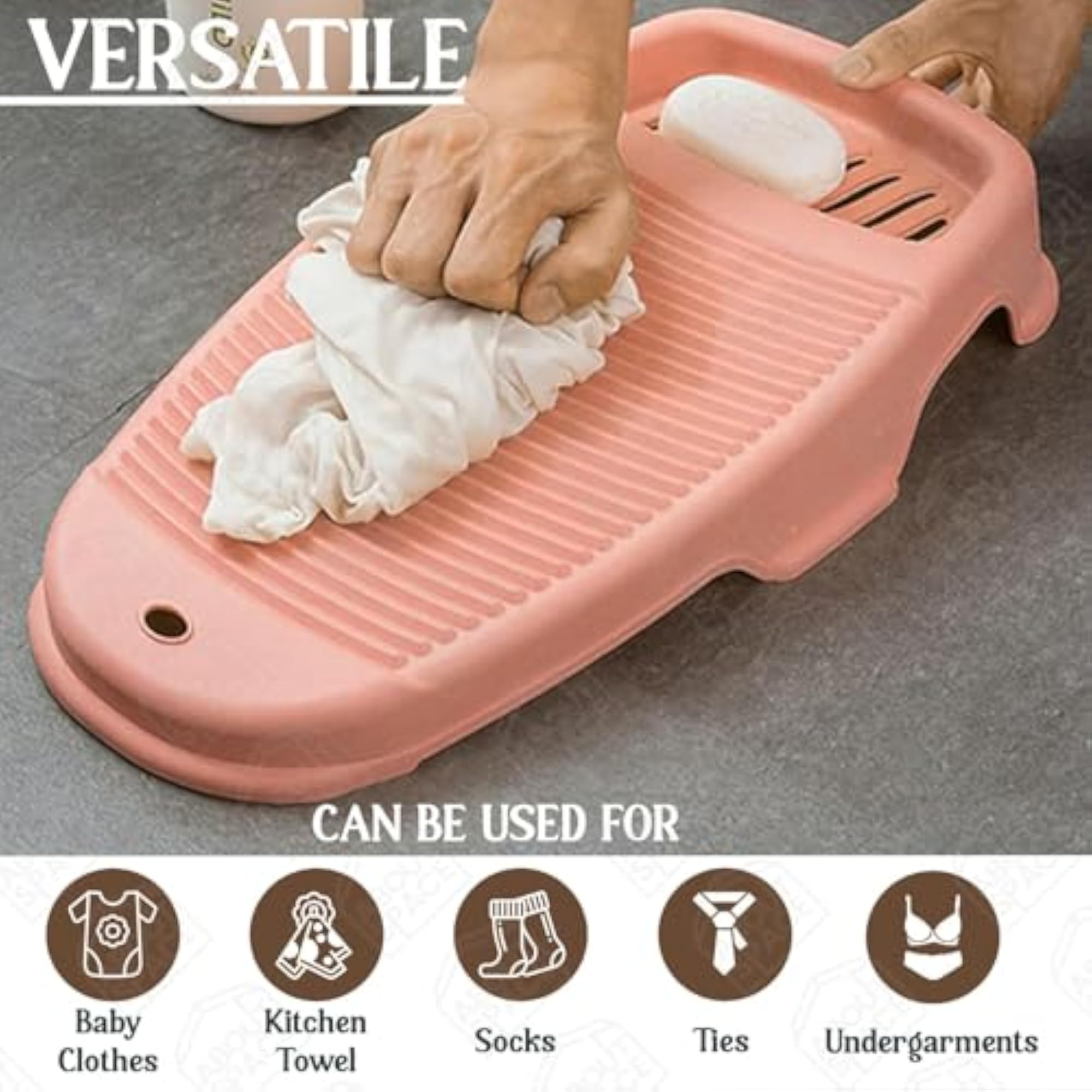 Non-Slip Cloth Washing Board for Handwashing Clothes