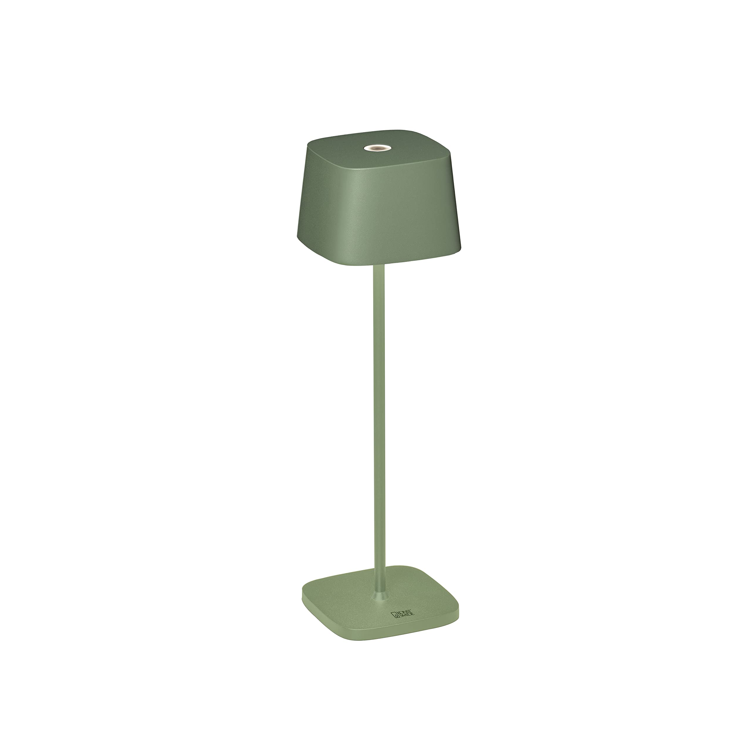 Konstsmide Akku-Tischleuchte Capri grüngrau | Indoor/Outdoor | 7814-630