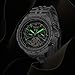 Gute Men Watches, Mechanical Automatic Waterproof Watch for Men, Luxury Big Face Multi Functional Tourbillon Calendar Wristwatch