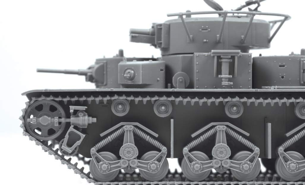 Zvezda 5061 500785061-1:72 T-35 Soviet Heavy Tank WWII - Maqueta de construcción (construcción de Modelos, aficiones, Manualidades, Kit de Montaje de plástico, sin lacar)