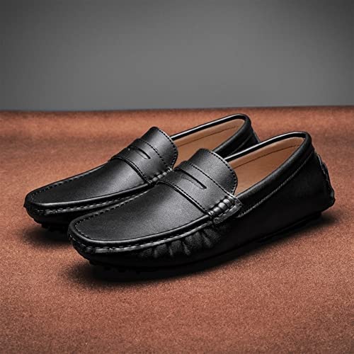 Men's Loafers Penny Loafers Simple Round Toe Vegan Leather Lightweight Comfortable Flexible Prom Casual Slip-on4