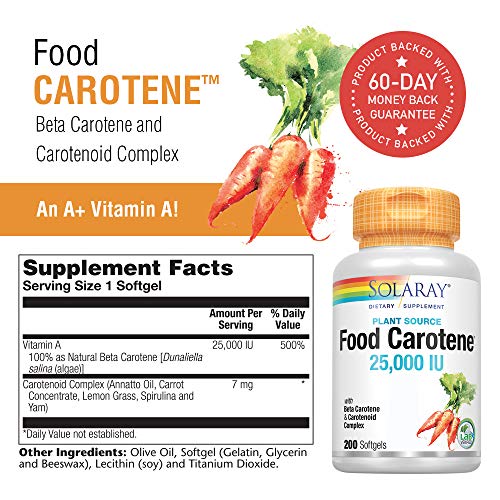 Solaray-Food-Carotene-Vitamin-A-as-Beta-Carotene-25000IU-Carotenoids-for-Healthy-Skin-Eyes-Antioxidant-Activity-Immune-System-Support-076280041217-200-CT
