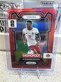 2026 Panini Prizm World Cup Card #78 Alphonso Davies Canada, Red