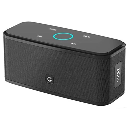 DOSS SoundBox XL 32W Bluetooth Speaker Bundle with DOSS Soundbox Touch Portable Bluetooth Wireless Speaker - Black