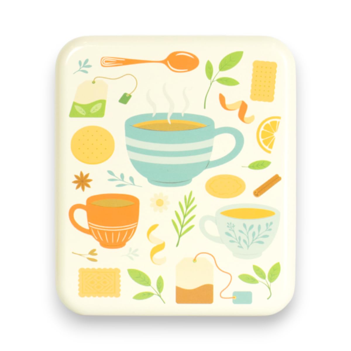 TINIT Tea Bag Travel Tin 'EBTK' - Portable Metal Tea Bag Storage Box Teabags, Pocket-Sized Container Commuting Gifts Tea Lovers Coffee