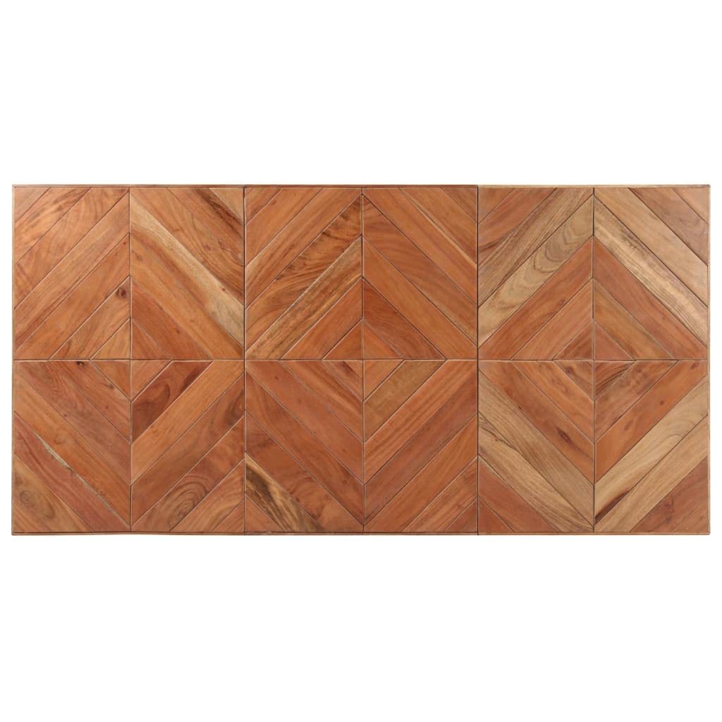 vidaXL Mesa de Comedor Cocina Centro Cena Auxiliar Consola Mesita Salón Lateral Hogar Sala de Estar 140x70x76 cm Madera Maciza de Mango y Acacia