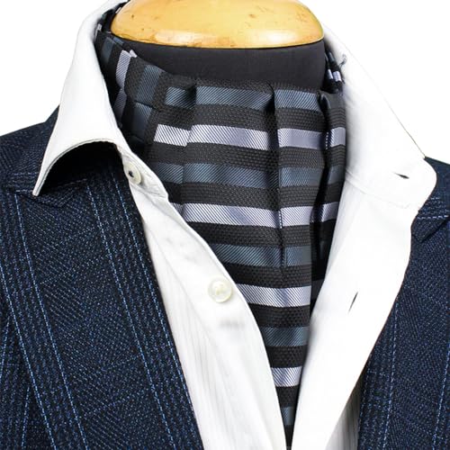 Image of Peluche Stunning Alley Black Cravat for Men