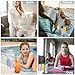 DEWSENSI 20 Pack Travel Bottles Set for Toiletries TSA Approved, Leak Proof Travel Size Containers Kit Portable Refillable Travel Accessories for Shampoo Conditioner Lotion Liquids (Multi-color)