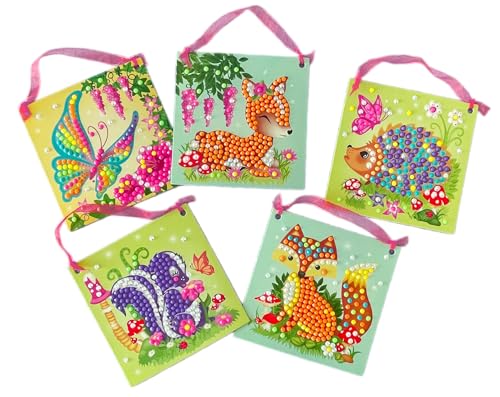 Kit de pierres précieuses BOX CANDIY loisir créatif enfants avec animaux de la forêt