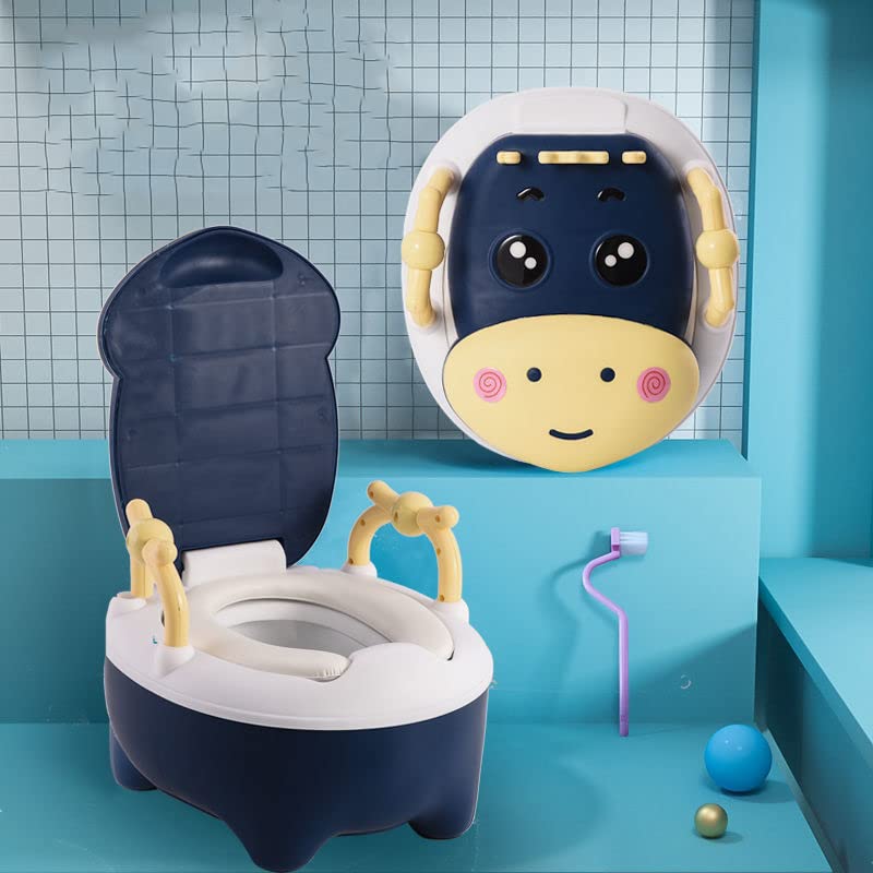 Toilette per Addestramento per Bambini Vasino per Bambini Dal Design Rialzato Carino Facile da Pulire per la Casa Materiale PP (#2)