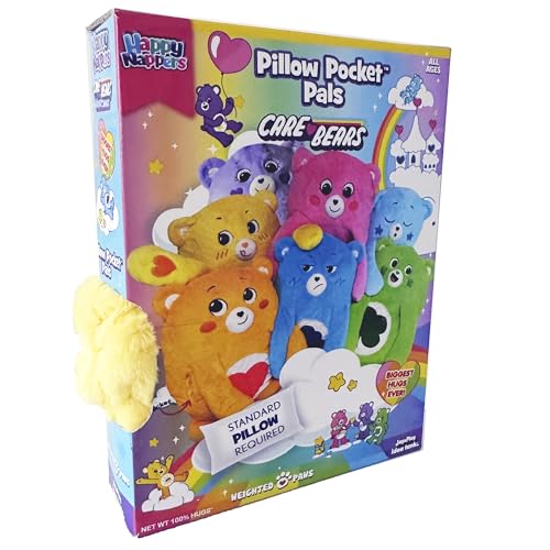 Happy Nappers Care Bears Funshine Bear Pillow Pocket Pal - Plush Animal Case by Happy Nappers - Used condition - Image 4