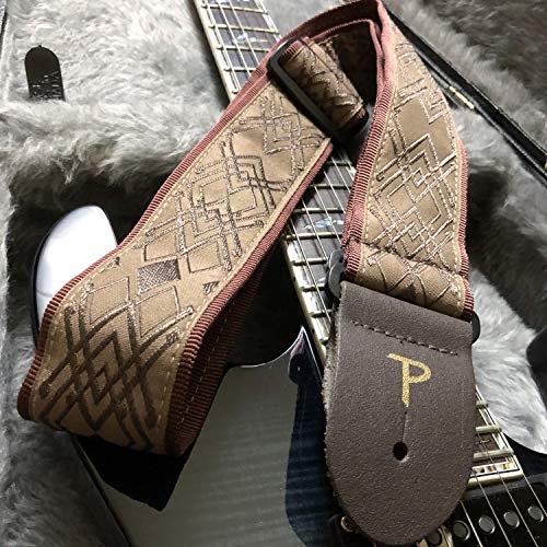 Perri’s Leathers Ltd. – Sangle de Guitare – Nylon – Jacquard – Brun – Losanges – Ajustable – Pour Guitares Acoustiques… - Les Beatles, Paul McCartney, John Lennon, RIngo Starr, George Harrison Perri's Leathers Ltd. - Sangle de Guitare - Nylon - Jacquard - Brun - Losanges - Ajustable - Pour Guitares Acoustiques… – Image 7
