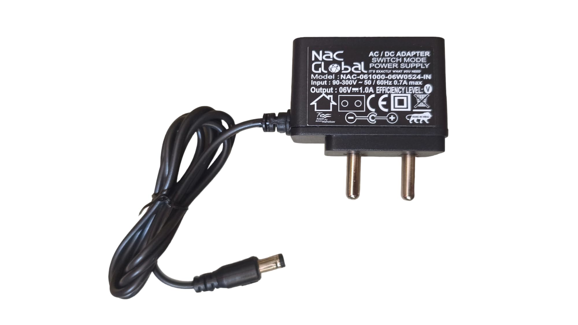 Nac Global® 6V AC/DC Power Adapter for Pin Size 2.5mm Blood Pressure Monitor/BP Machine Adapter BLACK (B0D8SWYH7B) Amazon Price History, Amazon Price Tracker