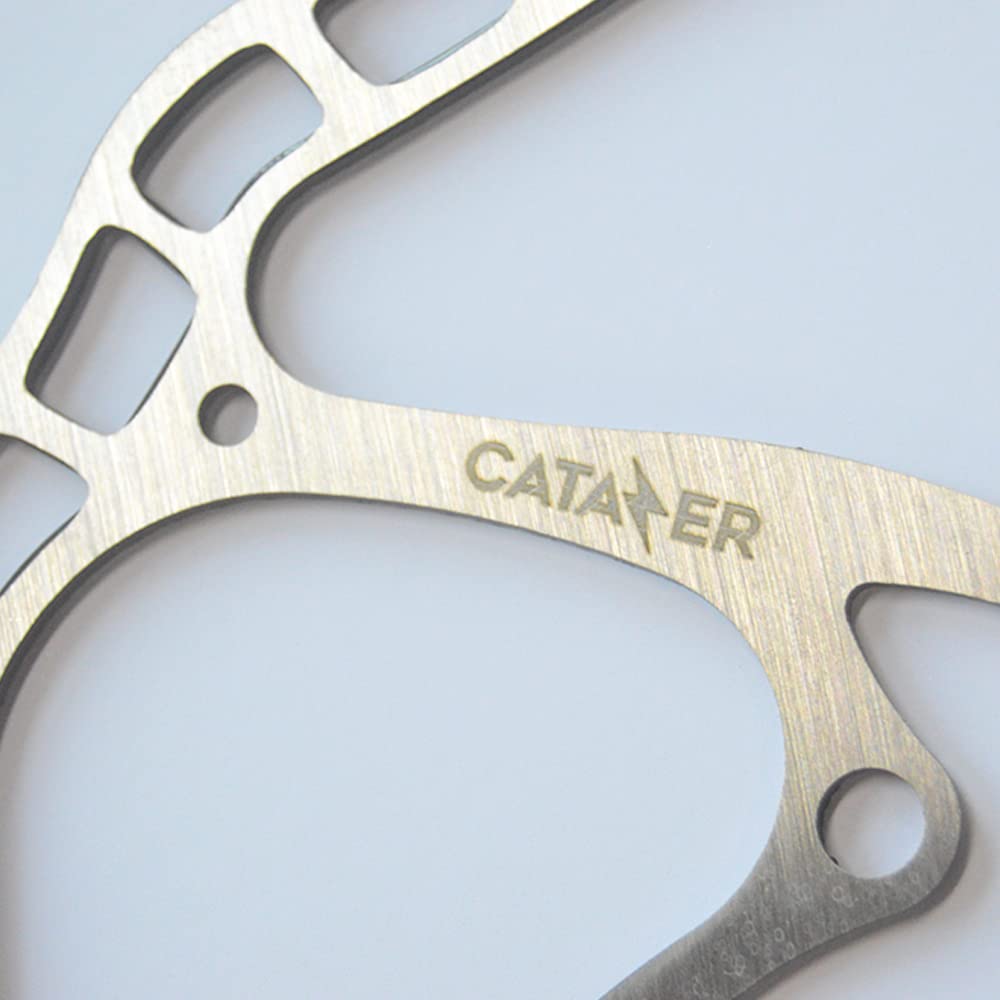 Catazer R7 Fahrrad-Scheibenbremsrotoren – 140/160/180 Mm, Edelstahl, Ultraleicht – Set Mit 2 Rotoren & Schrauben