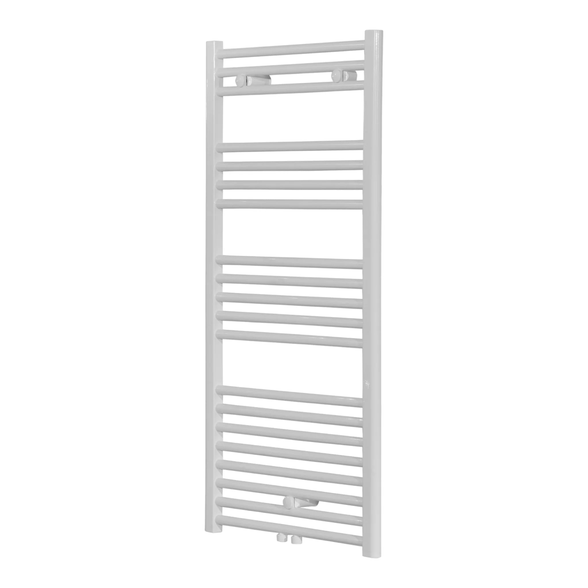 Sanotechnik Designheizkörper Bari Weiß Gerade 118,8 x 50 cm Handtuchtrockner Bad-Heizkörper Handtuchheizkörper Handtuchwärmer