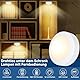 Yiliaw 12er-Pack LED Puck-Lichter mit Fernbedienung,16 Farbwechsel Unterbauleuchten,Batteriebetriebene Nachtlichter mit Dimmer & Timer für Schrank,Schlafzimmer und Küche,Weiß
