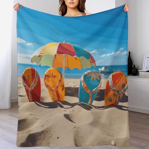 Couverture de luxe en microfibre douce pour canapé et lit d'invité - 6
