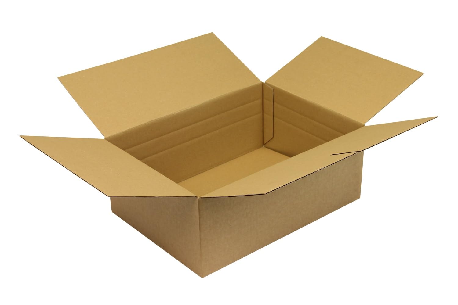 Automatik- Faltkarton 1-wellig, C4, braun, Abm (LxBxH): 350x250x135mm, Qual. 1.3B, 100 Stück, Verpackungsheld