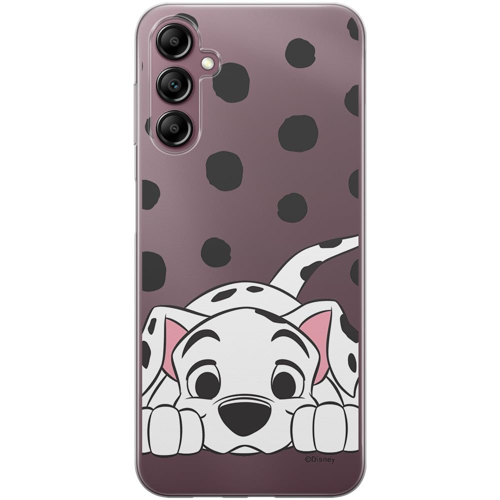 ERT GROUP mobile phone case for Samsung A14 4G/5G original and officially Licensed Disney pattern Dalmatian 004 optimally adapted to the shape of the mobile phone, partially transparent