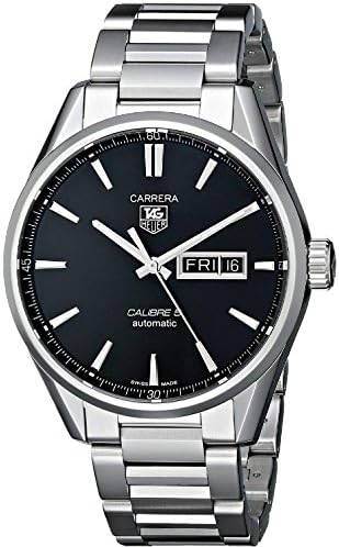 TAG Heuer Carrera Calibre 5 WAR201ABA0723 Silver Stainless Steel Mens Watch  : Amazon.com.au: Clothing, Shoes \u0026 Accessories