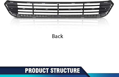 Miniatura 4 de PIT66 Parrilla de radiador de parachoques delantero inferior compatible con Kia Optima (submodelo Limited, SX, LX, EX) 2014 2015 865614C700 cromo y