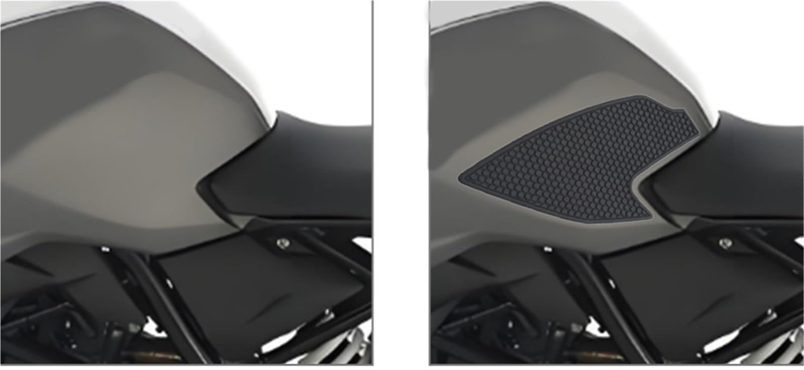 Für G310GS Motorradseiten -Kraftstoff -Tankaufkleber -Pad -Gummiaufkleber