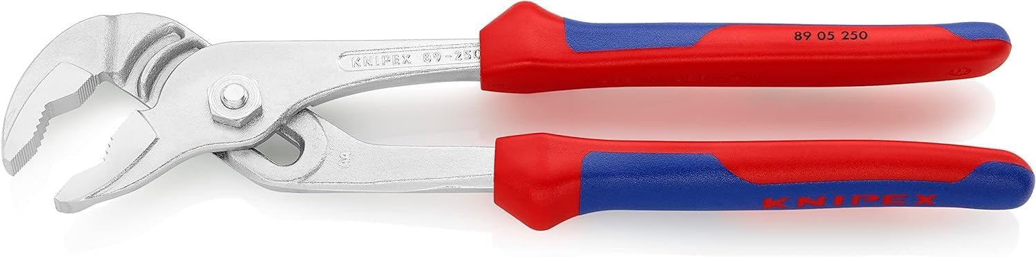 Knipex Tenaza de agarre con articulación acanalada cromado, con fundas multicomponentes 250 mm 89 05 250